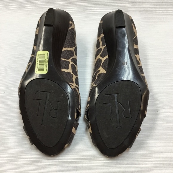 Comfortable Low Heel Wedges.  Ralph Lauren - Picture 7 of 7